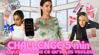 BIG CHALLENGE 5 MIN POUR COMMANDER CE QU’ELLES VEULENT #challenge #family