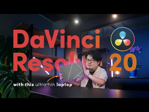 DaVinci Resolve 20 on Ultrathin Laptop - Asus Zenbook S16