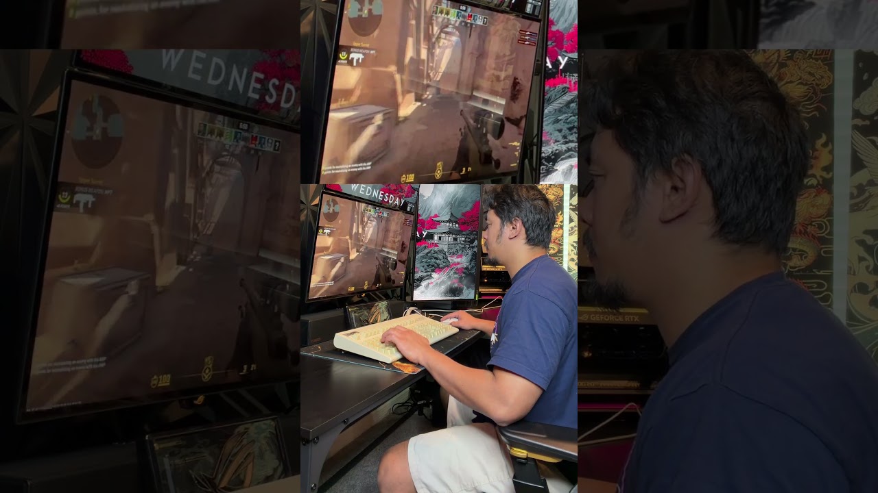 Gear won’t solve skill issue #theultimatenerd #gamingsetup #gamingroom #gamer