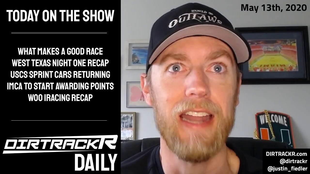 DIRTRACKR Daily 5/13/20 Hafertepe wins at West Texas, plus what makes a good race? YouTube
