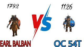 1792 EARL BALBAN VS 1126 OC 54T !! Bestia Games Battle !!