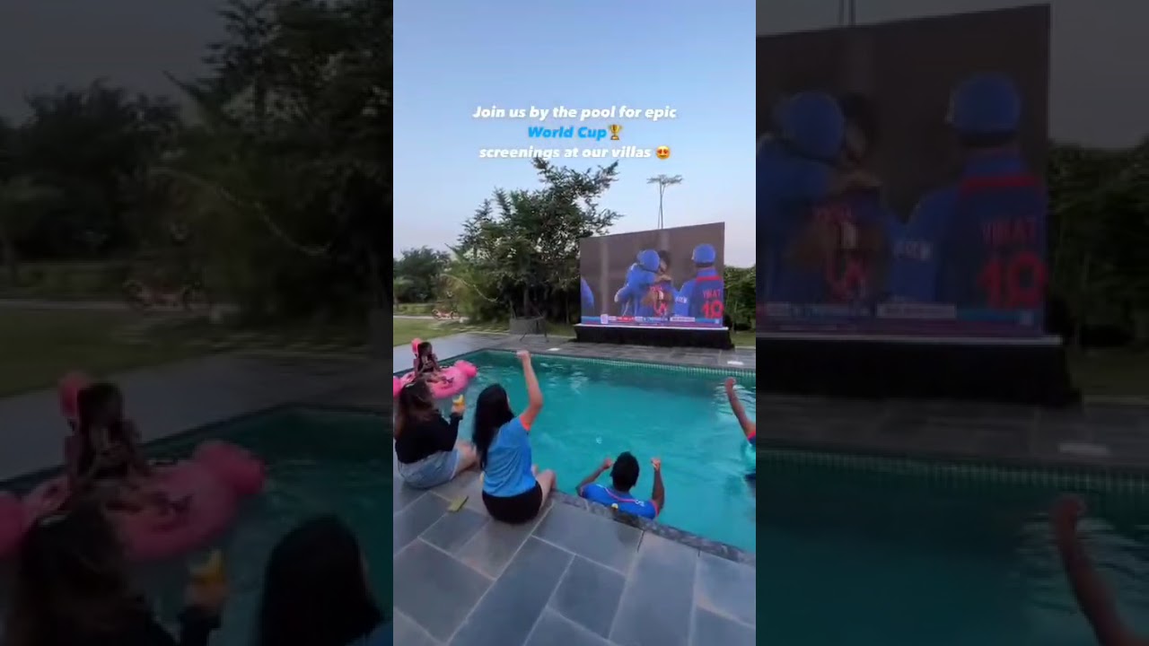 Watching the World Cup From This Villa Hits Different 🏡⚽