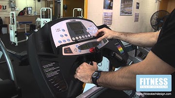 Cybex Treadmill - How to use - Fitness Tech Design