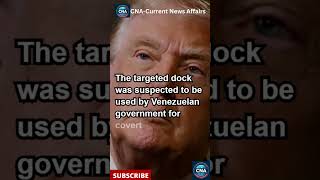CIA Conducted First Known Drone Strike on Venezuelan Coastal Port Facility #shorts #news #cia