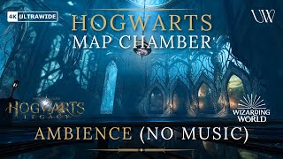 [4K] Hidden Map Chamber Ambience (No Music) | Hogwarts Legacy (21:9 Ultrawide)