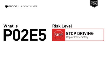 What is P02E5 Engine Code [Quick Guide]