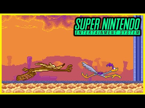 SNES Gameplay - Road Runner's Death Valley Rally [100%]