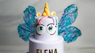 Unicorn Fairy Cake Tutorial with Edible Wings