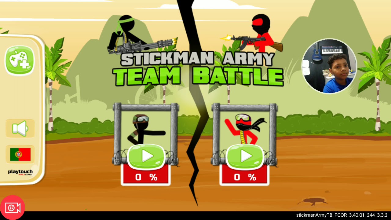 Stickman Rey Stickman army só testando - YouTube