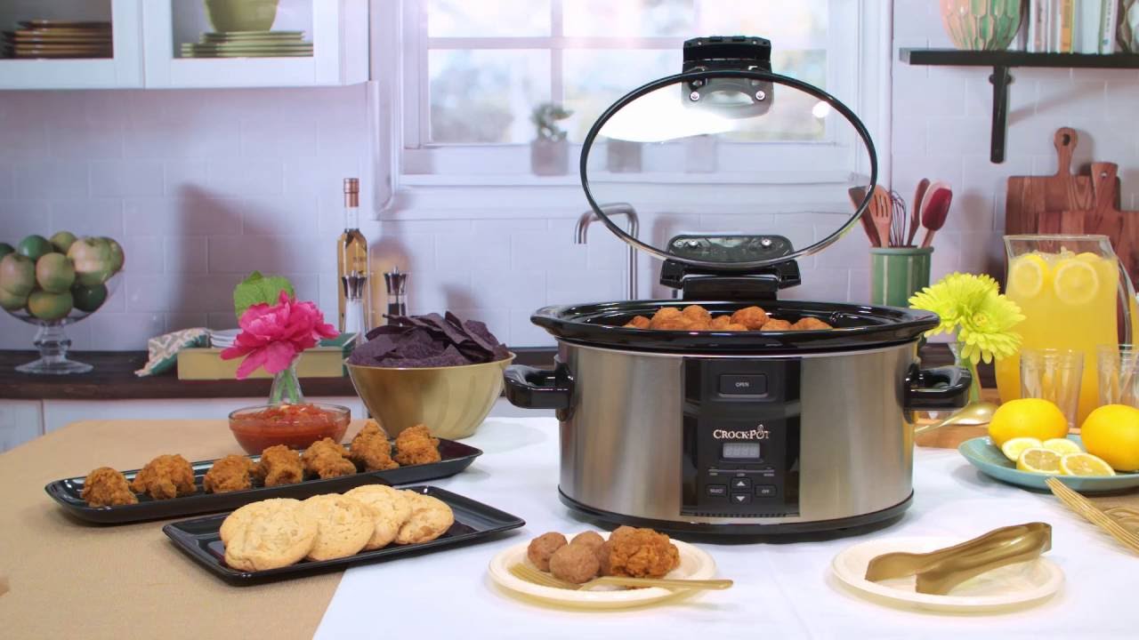 Lift & Serve Hinged Lid Slow Cooker