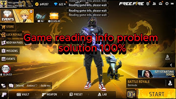 How to Fix Reading Game Info Please Wait problem in free fire