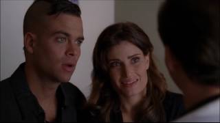 Glee - Puck meets Shelby at the Hospital because Beth needed stitches 3x07
