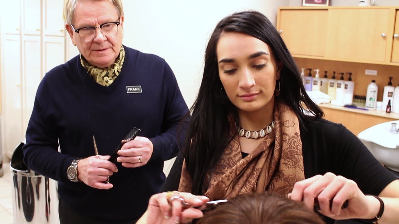 SCISSOR OVER COMB with FRANK & TARA - FRANK ANTHONY SALON - CHESTER, NEW JERSEY