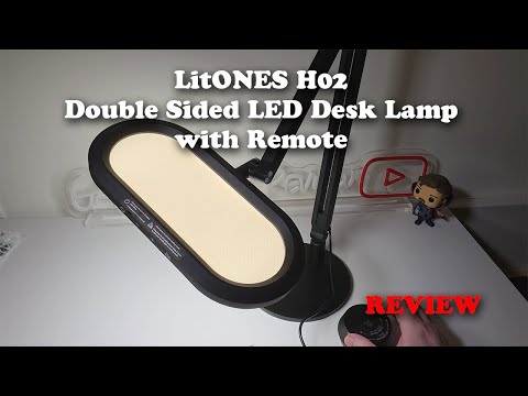LitONES H02 Double Sided LED Desk Lamp with Remote REVIEW