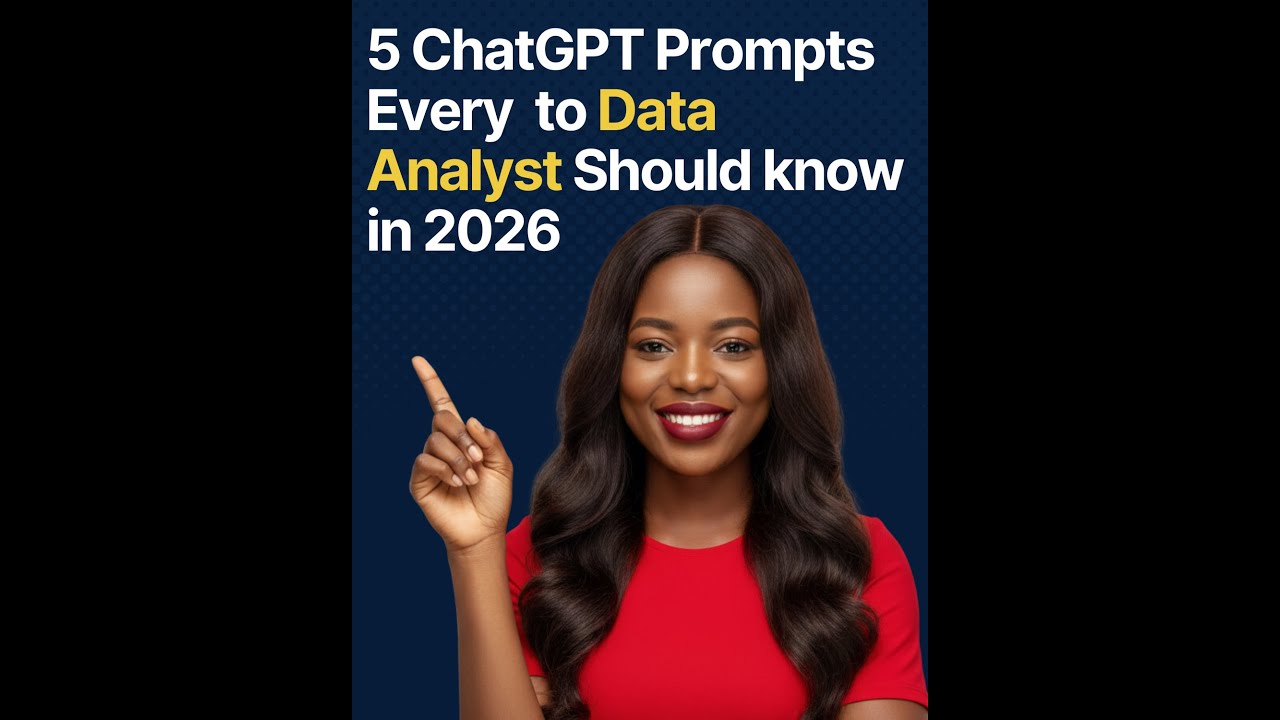 5 AI-POWERED CHATGPT PROMPTS EVERY DATA ANALYST SHOULD USE TO GENERATE ...