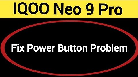 How to fix power button problem iqoo Neo 9 pro, how to fix auto restart problem