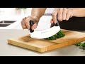 Santoku knife and Chopping cradle SONIC