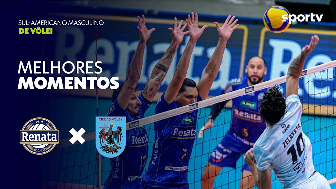 CAMPINAS 3 X 1 CIUDAD VOLEY | MELHORES MOMENTOS | SUL- AMERICANO MASCULINO DE VÔLEI | sportv