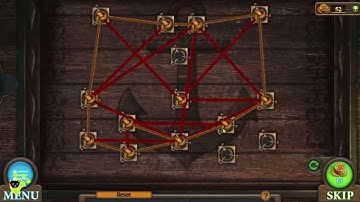 String Puzzle Variation #8 [Slower] - Tricky Doors Level 2 Secluded Island (FIVE-BN GAMES)