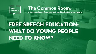 Information The Common Room: Free Speech Education: What Do Young People Need to Know Guide