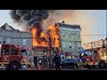  fire inferno  3 buildings fully involved tonys liquor broadway newark nj 42224 p1