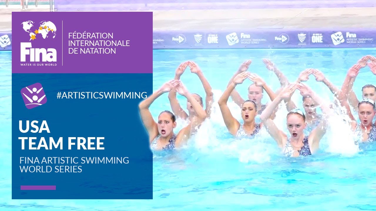 USA 🇺🇸 Tremendous Team Free Routine FINA Artistic Swimming World Series 2021