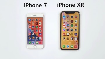 iPhone 7 vs iPhone XR - SPEED TEST!