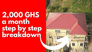 How to BUILD a house in Ghana 🇬🇭 with $200 a month!