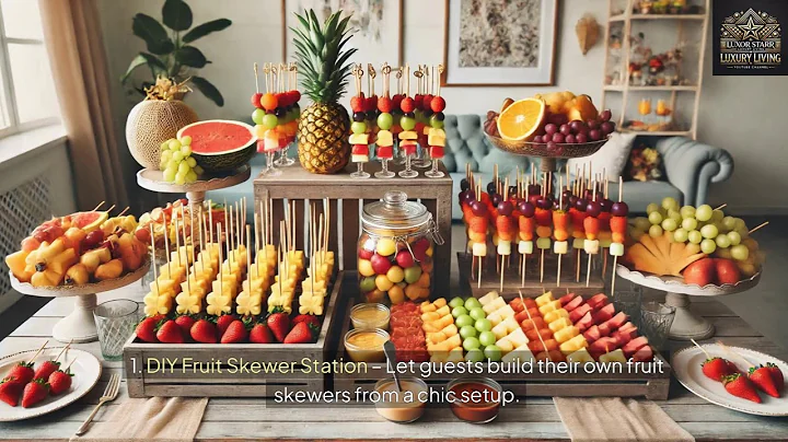 50 chic EDIBLE fruit arrangement ideas for parties