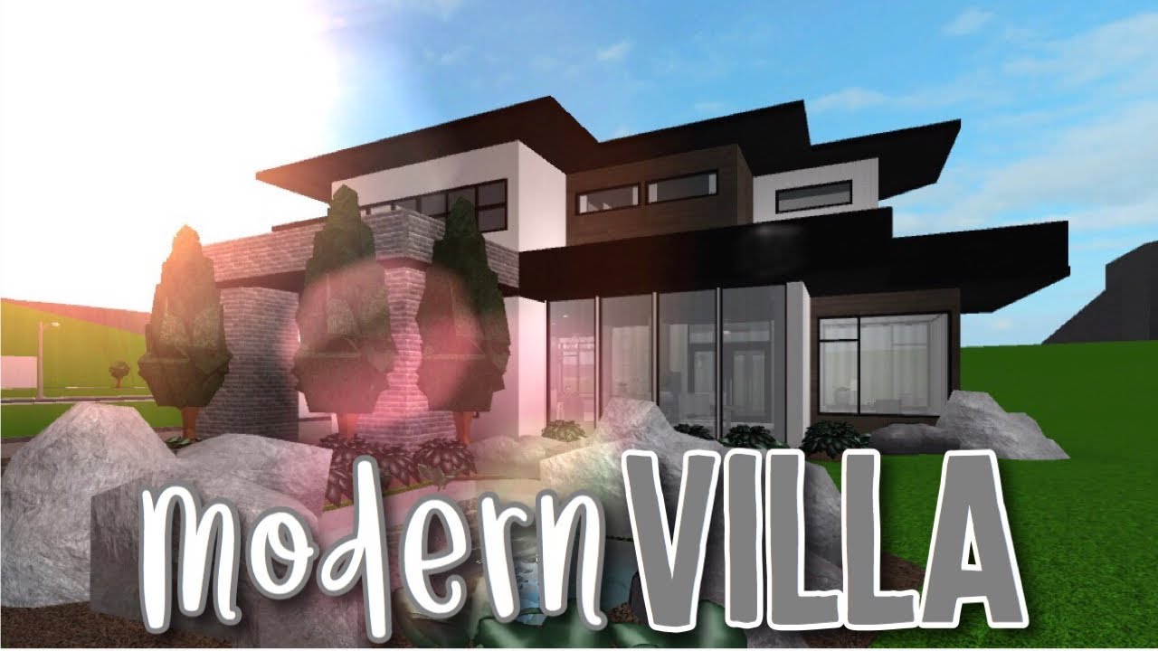 Bloxburg Modern Villa Slubne Suknie Info - villa roblox bloxburg house ideas