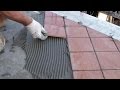Posare le piastrelle del pavimento fai da te-Lay the floor tiles DIY