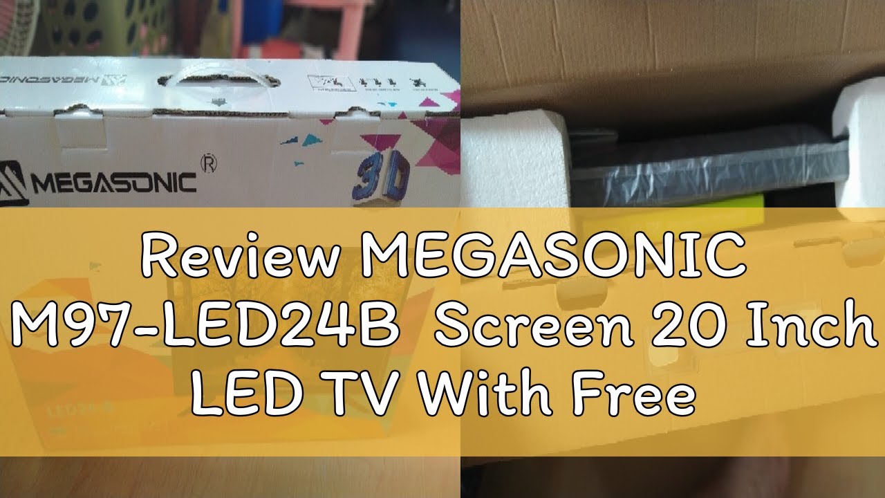 Review MEGASONIC M97-LED24B  Screen 20 Inch LED TV With Free Wall Bracket
