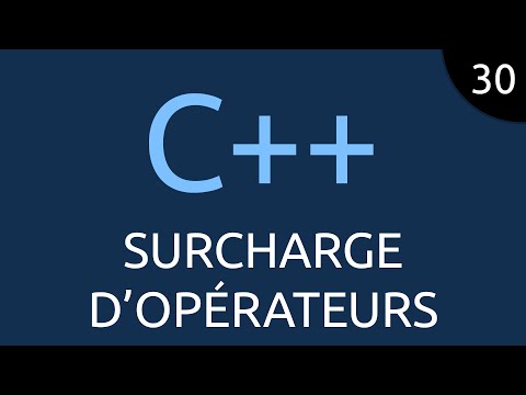 Vidéo: Quel est l'opérateur en C++ ?