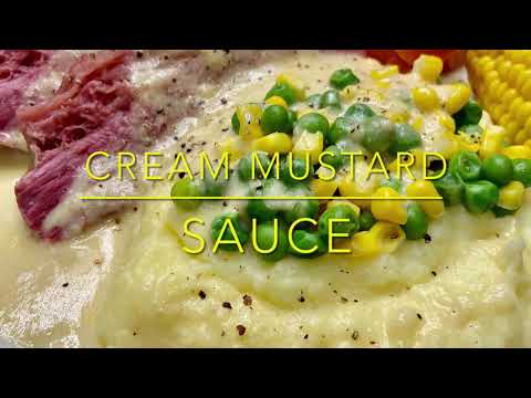 How to make a creamy mustard sauce