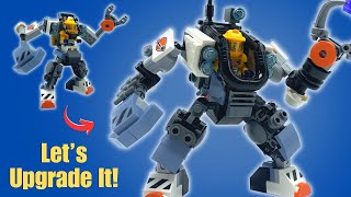 UPGRADING the Lego Space Construction Mech!! - Lego City Set 60428 #lego #speedbuild