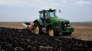 John Deere 8130 Gregoire Besson SPB-9 Szántás