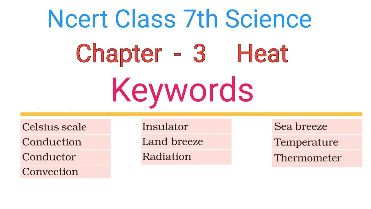 class 7th science chapter 3 keywords | ncert class 7th science chapter ...