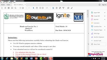 Batch 7 WordPress exercise No.1 solution 2020