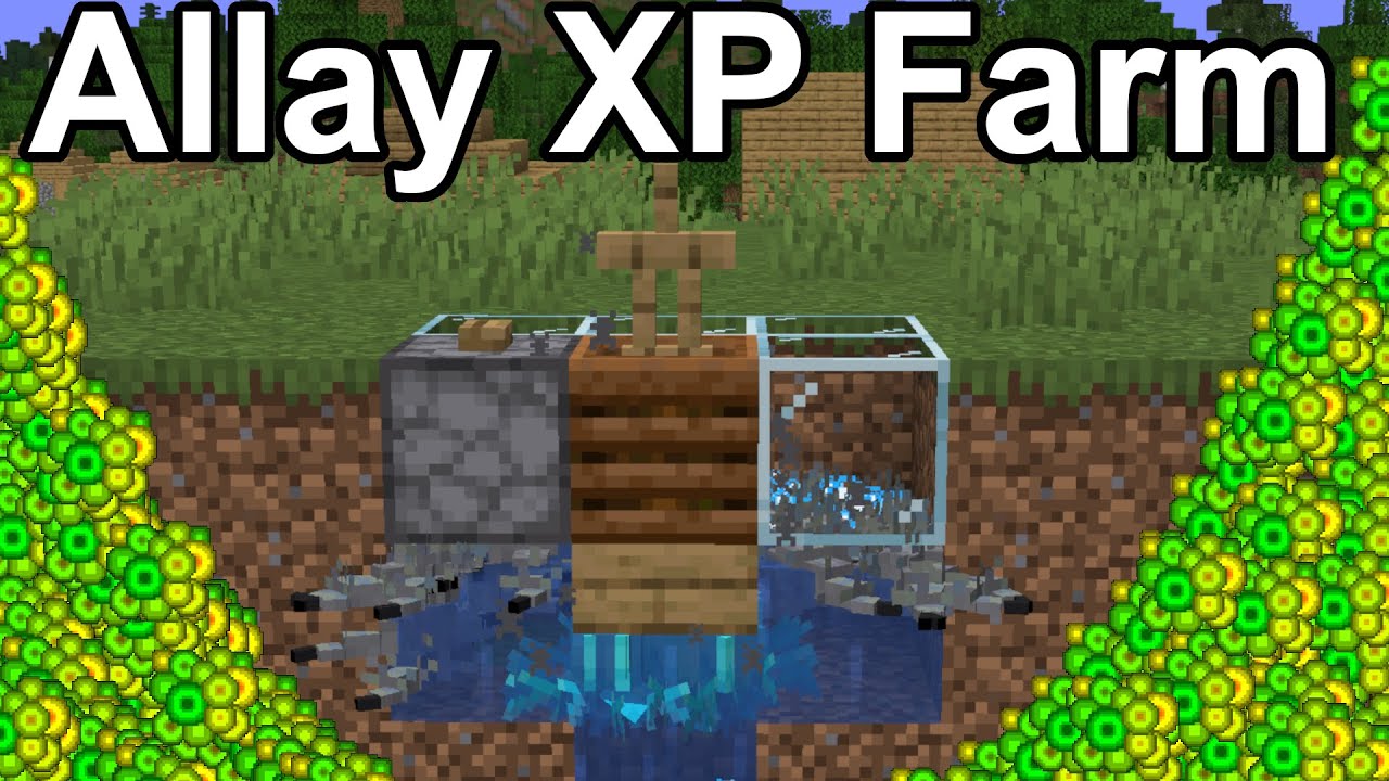 Allay Xp farm | 30 Lvl in 1 Minute | Minecraft 1.21+ - YouTube