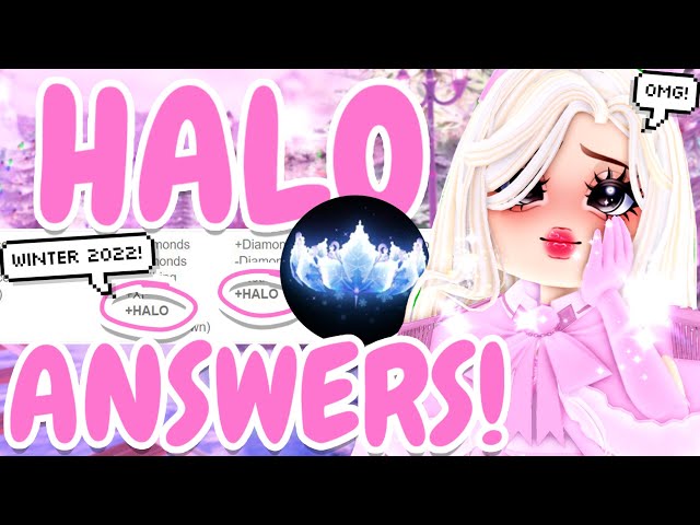 UPDATED] NEW HALO ANSWERS to WIN WINTER HALO 2022 🎄 Royale High