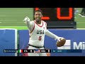 Mens flag football championship italy vs usa  2022 world games