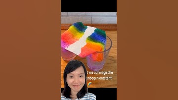 Khăn Giấy Tự Chuyển Màu Cầu Vồng Sắc Màu Đẹp Quá #shorts #chiuc #chiuctv