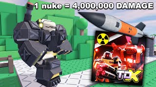 New Nukes In Tower Defense X Roblox