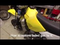 Restore plastic gas tank