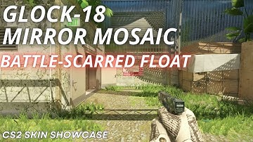 Glock-18 Mirror Mosaic (Battle-Scarred) | CS2 Skin Showcase