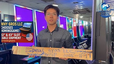 How USA Company 6ros LLC Buys 32” & 43” Skill Slot Table Game Machines From HomingGame#slotmachine