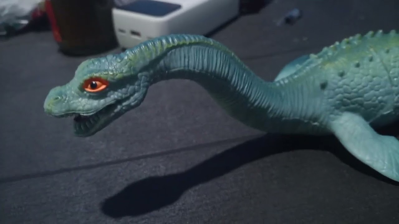 How to treat a toy dinosaur (aquatic)