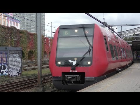 S-tog København / S Bahn, Regional- und Fernverkehr in Kopenhagen Vesterport, Oktober 2015