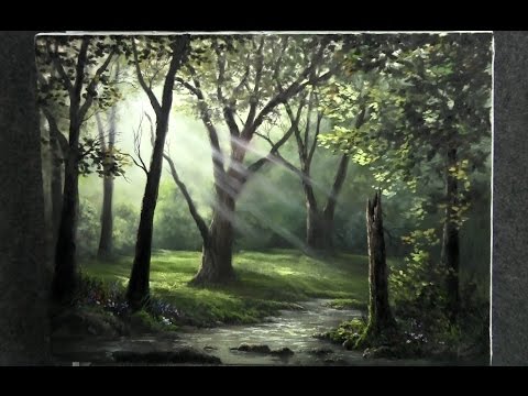 Paint with Kevin Hill - Sunray Forest - YouTube