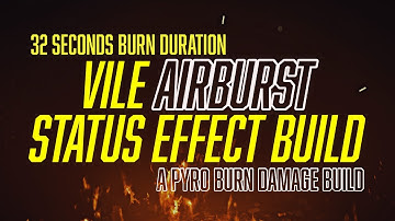 The Division 2 | VILE PYRO STATUS EFFECT BURN BUILD | *AIRBURST* FIRE Build | solo farm